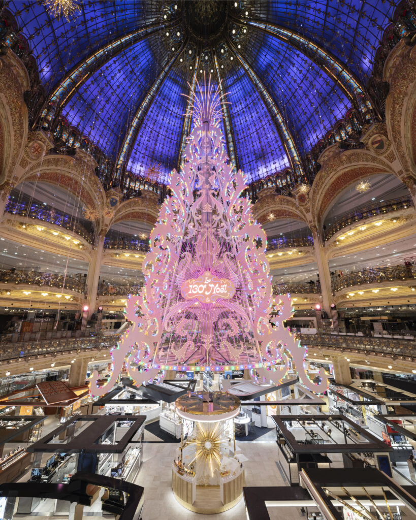 L’inauguration féerique du 130ème Noël aux Galeries Lafayette Paris Haussmann